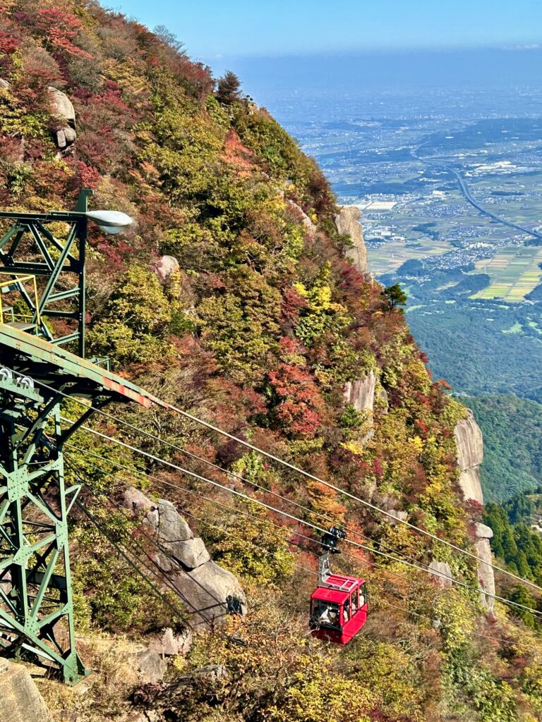 御在所ロープウェイ紅葉